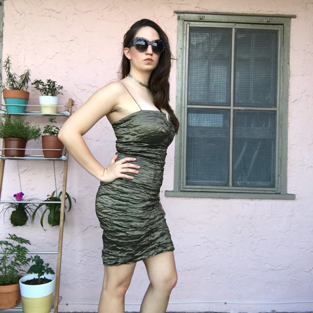 00’s Nicole Miller Body Con Cocktail Dress